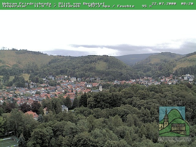 Archiv Foto Webcam Friedrichroda, Thüringer Wald