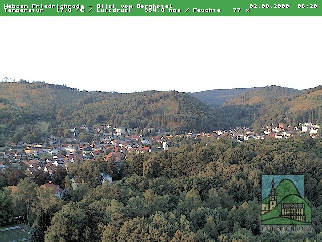 Archiv Foto Webcam Friedrichroda, Thüringer Wald