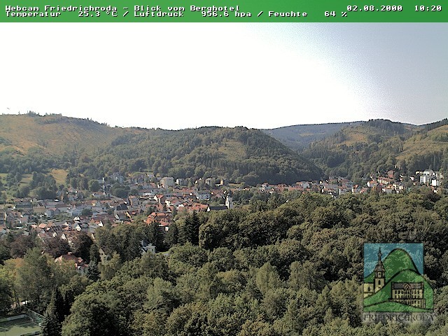 Archiv Foto Webcam Friedrichroda, Thüringer Wald