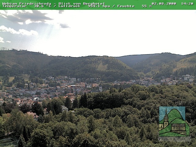 Archiv Foto Webcam Friedrichroda, Thüringer Wald