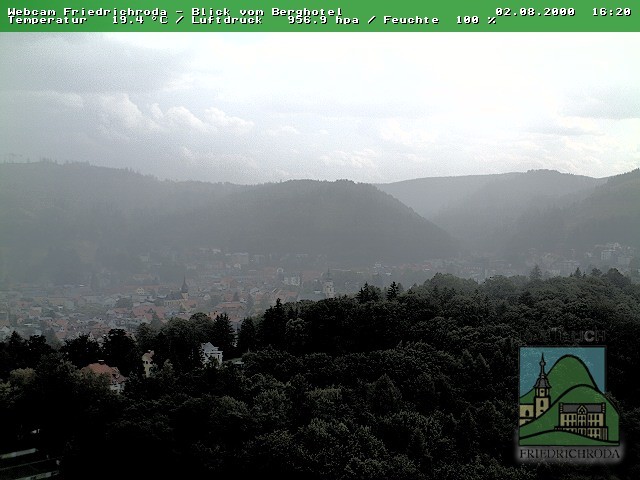 Archiv Foto Webcam Friedrichroda, Thüringer Wald