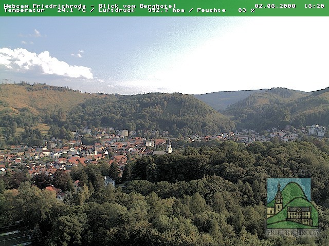 Archiv Foto Webcam Friedrichroda, Thüringer Wald