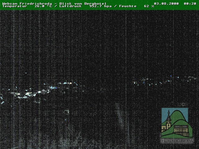 Archiv Foto Webcam Friedrichroda, Thüringer Wald