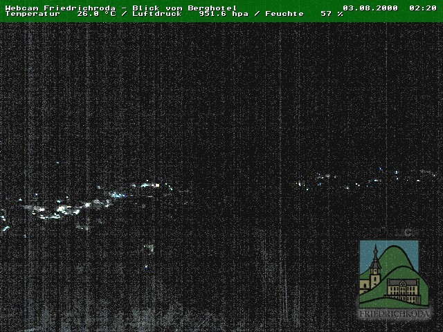 Archiv Foto Webcam Friedrichroda, Thüringer Wald