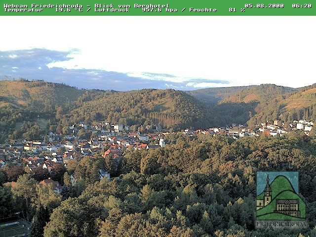 Archiv Foto Webcam Friedrichroda, Thüringer Wald
