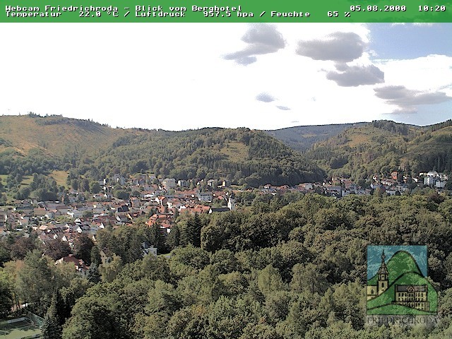 Archiv Foto Webcam Friedrichroda, Thüringer Wald