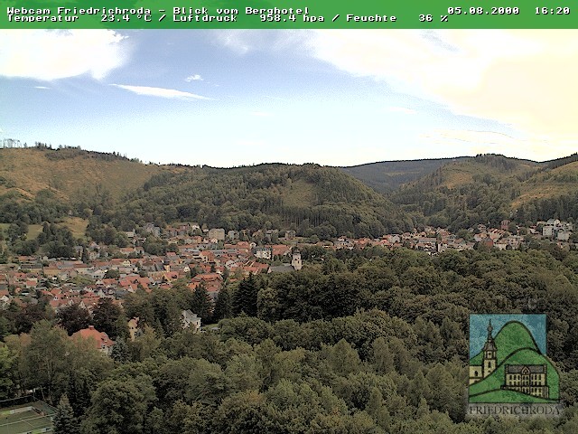 Archiv Foto Webcam Friedrichroda, Thüringer Wald