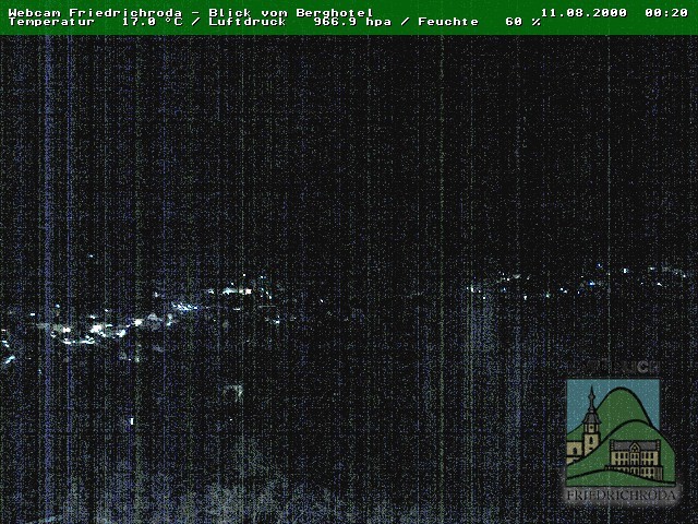 Archiv Foto Webcam Friedrichroda, Thüringer Wald