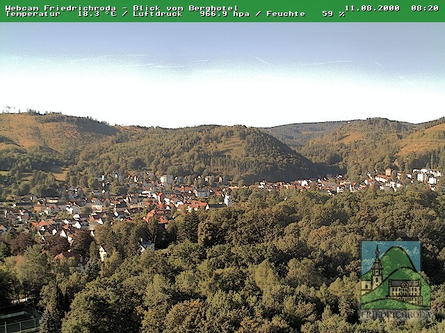 Archiv Foto Webcam Friedrichroda, Thüringer Wald