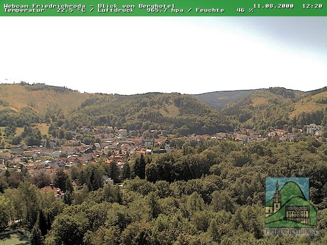 Archiv Foto Webcam Friedrichroda, Thüringer Wald