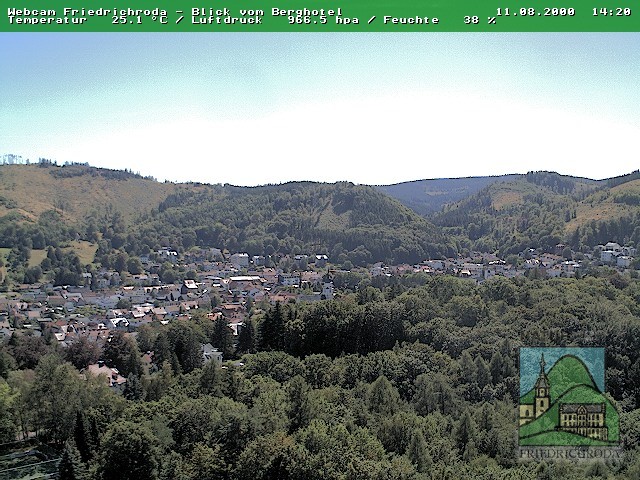 Archiv Foto Webcam Friedrichroda, Thüringer Wald
