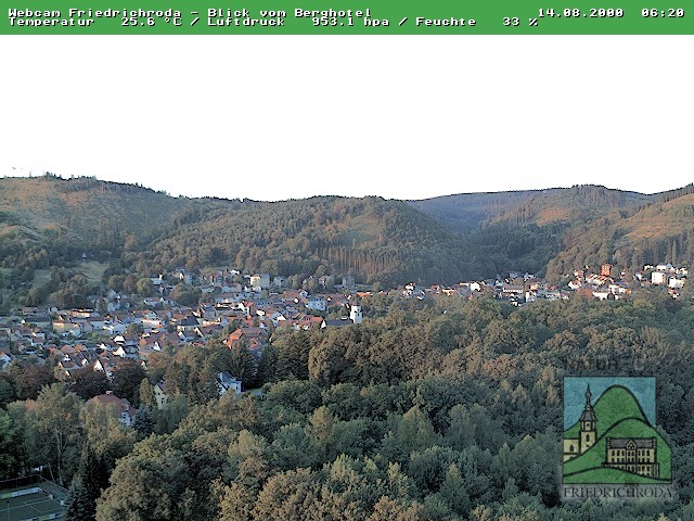 Archived image Webcam Friedrichroda (Thuringian Forest)