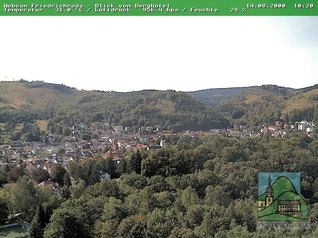 Archived image Webcam Friedrichroda (Thuringian Forest)