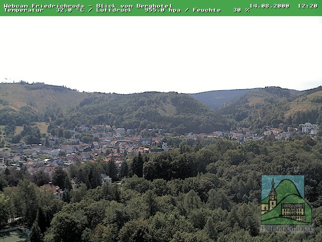 Archived image Webcam Friedrichroda (Thuringian Forest)