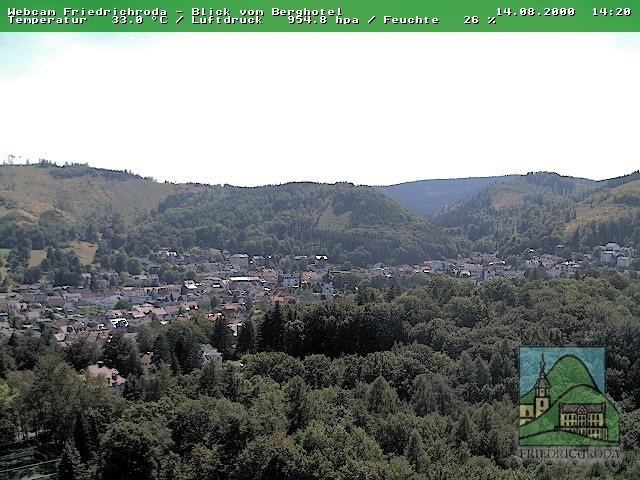 Archived image Webcam Friedrichroda (Thuringian Forest)