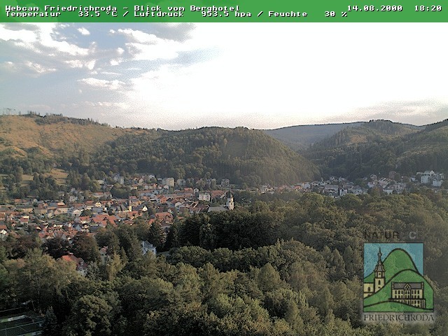 Archived image Webcam Friedrichroda (Thuringian Forest)