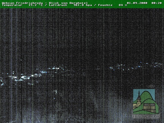 Archiv Foto Webcam Friedrichroda, Thüringer Wald