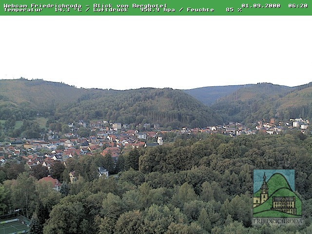 Archiv Foto Webcam Friedrichroda, Thüringer Wald