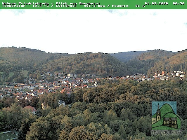 Archiv Foto Webcam Friedrichroda, Thüringer Wald