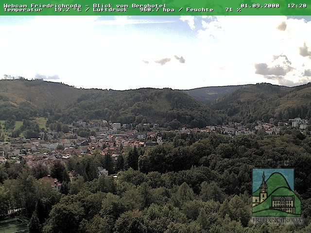 Archiv Foto Webcam Friedrichroda, Thüringer Wald