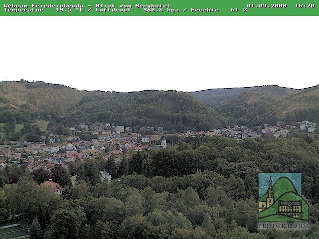 Archiv Foto Webcam Friedrichroda, Thüringer Wald