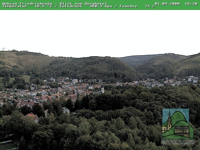 Archiv Foto Webcam Friedrichroda, Thüringer Wald