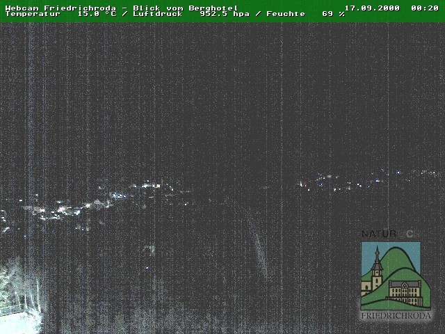 Archiv Foto Webcam Friedrichroda, Thüringer Wald