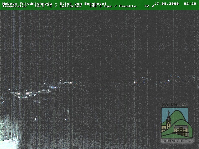 Archiv Foto Webcam Friedrichroda, Thüringer Wald