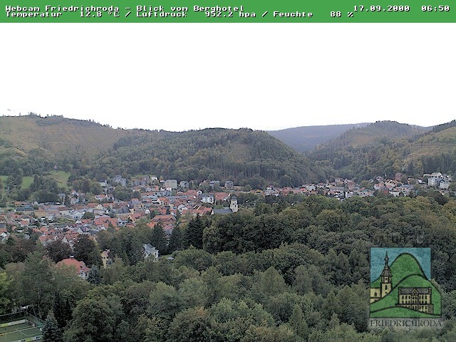 Archiv Foto Webcam Friedrichroda, Thüringer Wald