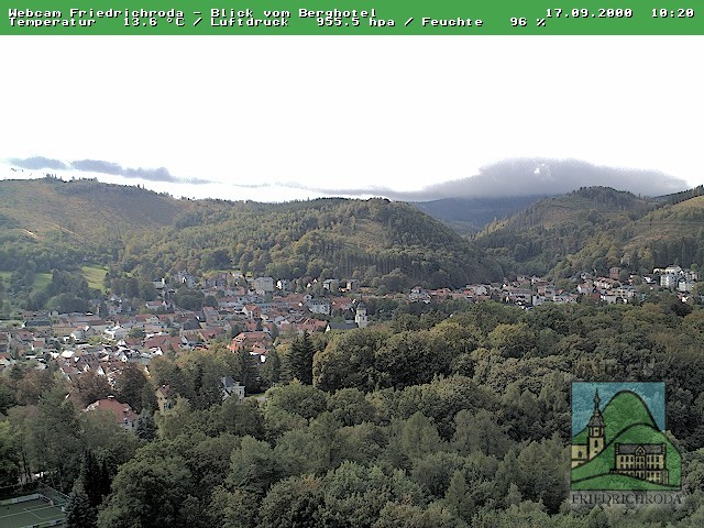 Archiv Foto Webcam Friedrichroda, Thüringer Wald