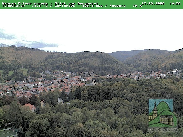 Archiv Foto Webcam Friedrichroda, Thüringer Wald