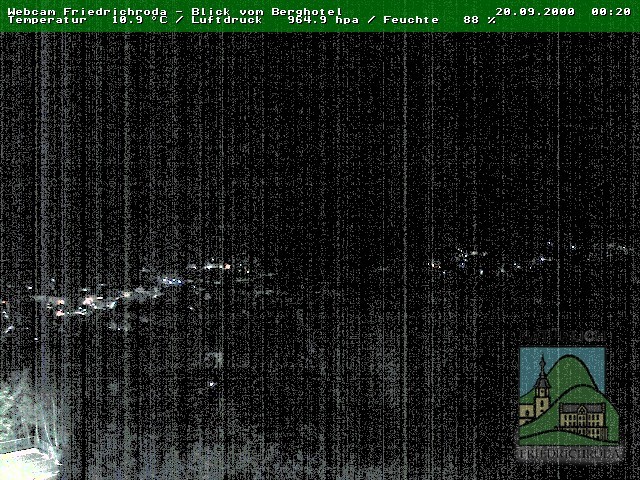 Archived image Webcam Friedrichroda (Thuringian Forest)
