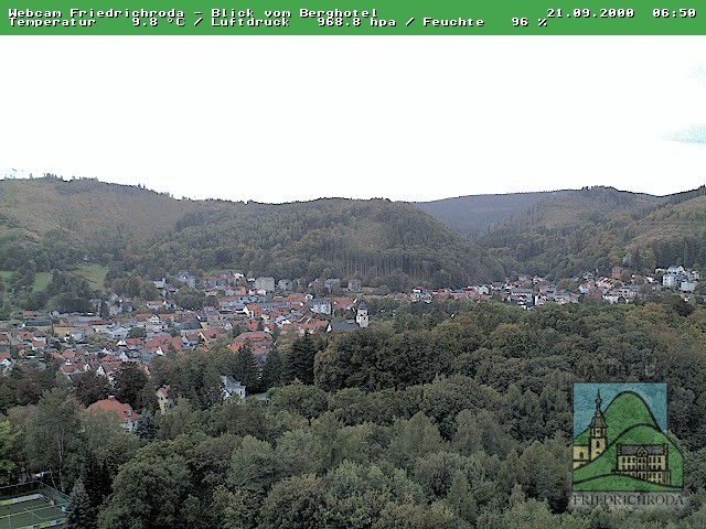 Archiv Foto Webcam Friedrichroda, Thüringer Wald