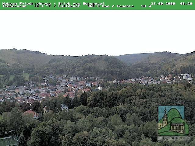 Archiv Foto Webcam Friedrichroda, Thüringer Wald