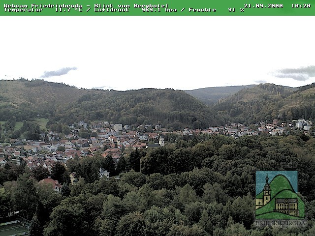 Archiv Foto Webcam Friedrichroda, Thüringer Wald
