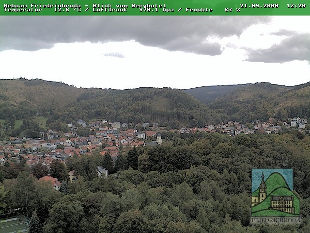 Archiv Foto Webcam Friedrichroda, Thüringer Wald