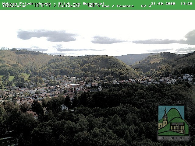 Archiv Foto Webcam Friedrichroda, Thüringer Wald