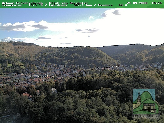 Archiv Foto Webcam Friedrichroda, Thüringer Wald