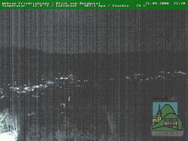 Archiv Foto Webcam Friedrichroda, Thüringer Wald