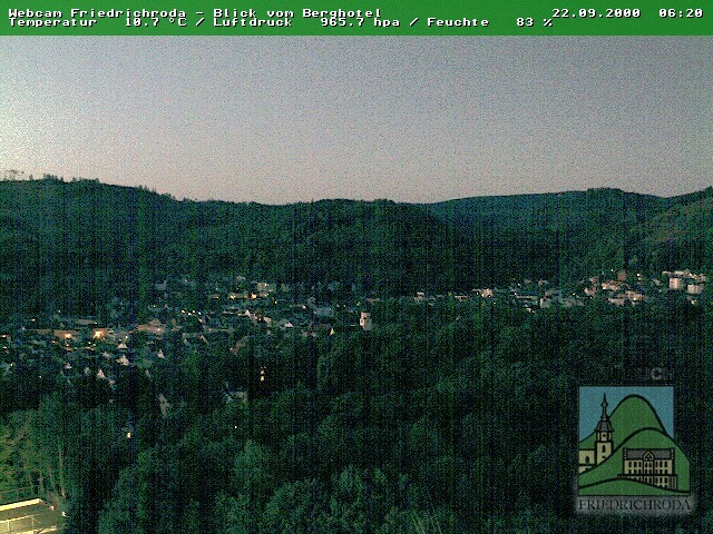 Archiv Foto Webcam Friedrichroda, Thüringer Wald