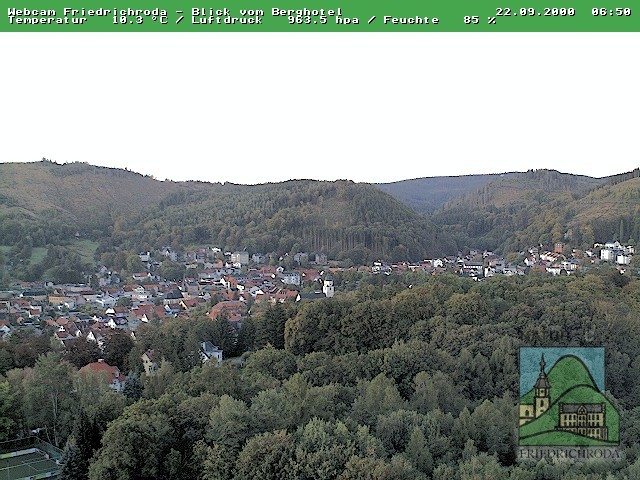 Archiv Foto Webcam Friedrichroda, Thüringer Wald