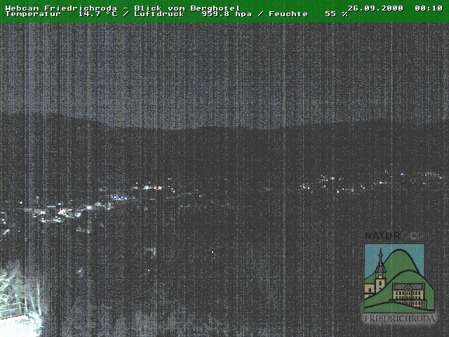 Archiv Foto Webcam Friedrichroda, Thüringer Wald