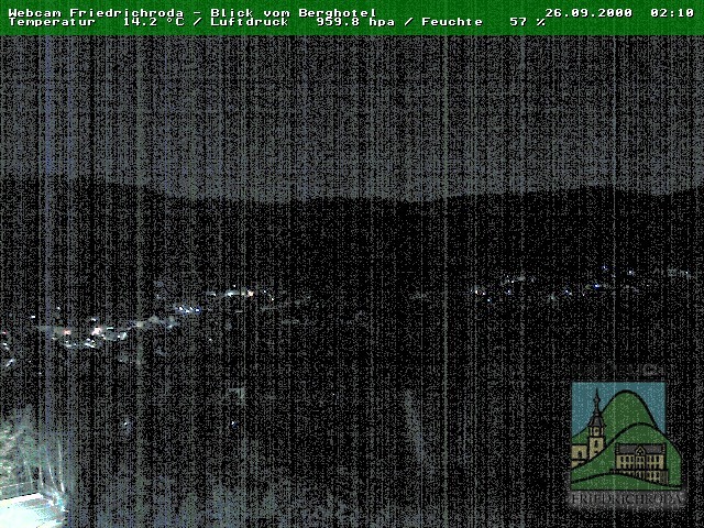 Archiv Foto Webcam Friedrichroda, Thüringer Wald