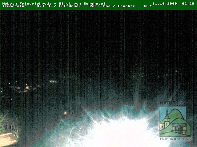 Archiv Foto Webcam Friedrichroda, Thüringer Wald