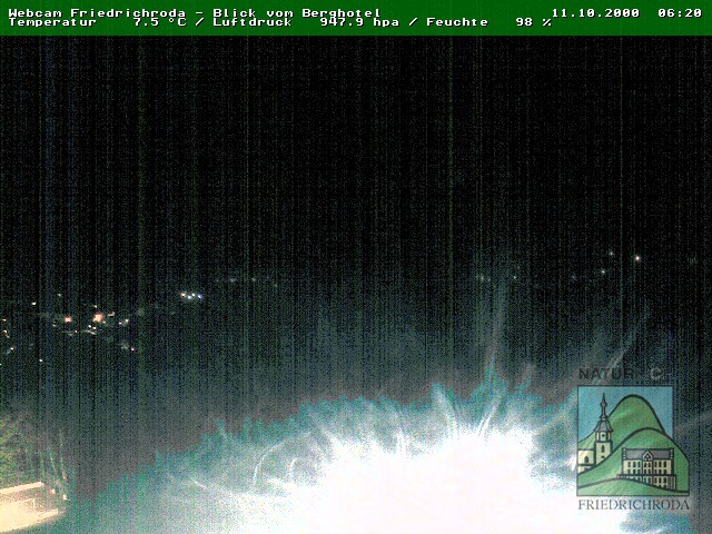 Archiv Foto Webcam Friedrichroda, Thüringer Wald
