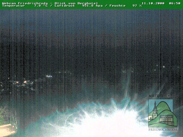 Archiv Foto Webcam Friedrichroda, Thüringer Wald