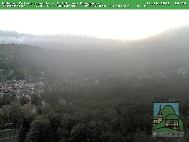 Archiv Foto Webcam Friedrichroda, Thüringer Wald