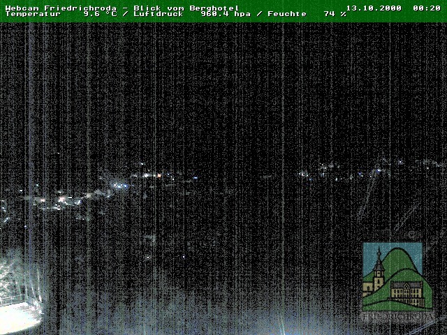 Archiv Foto Webcam Friedrichroda, Thüringer Wald
