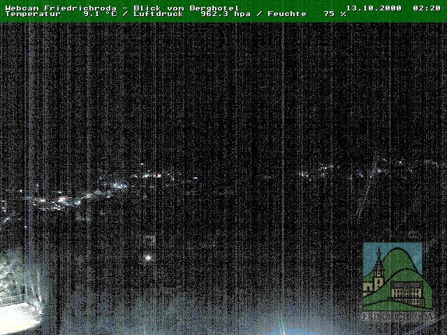 Archiv Foto Webcam Friedrichroda, Thüringer Wald