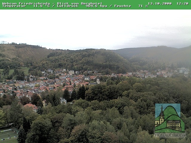 Archiv Foto Webcam Friedrichroda, Thüringer Wald
